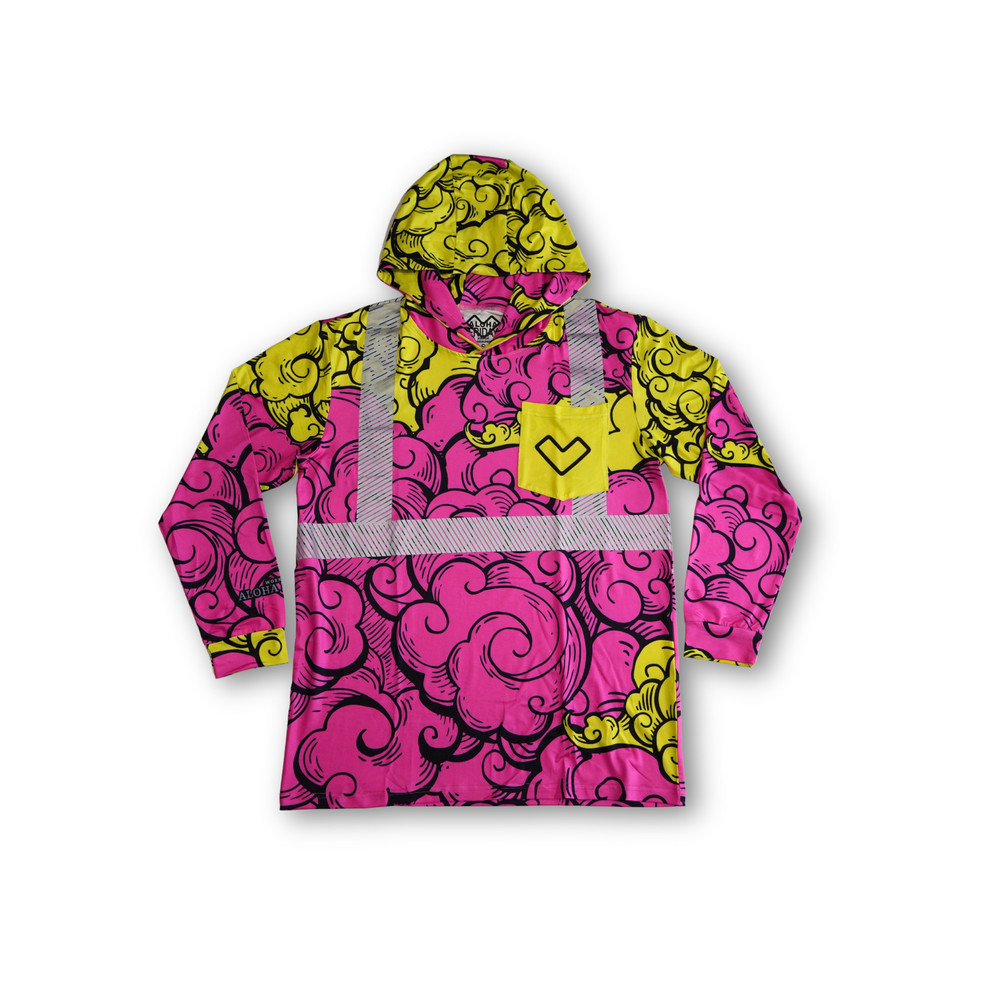 iDNOUS ライトウェア SYNQ® Highlight - Highlight High-vis zip-up hoodie